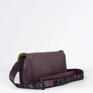 Donna MARC ELLIS Borsa Flat M Col. Dark mauve