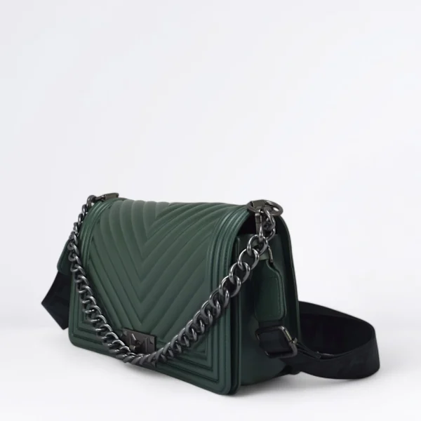 Donna MARC ELLIS Borsa Flat M Col. Forest green