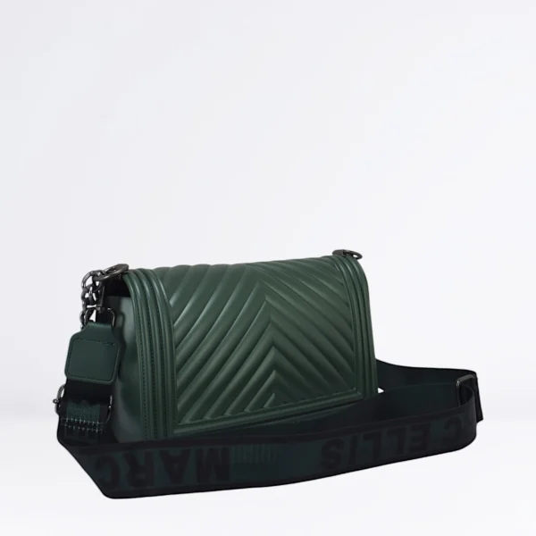 Donna MARC ELLIS Borsa Flat M Col. Forest green