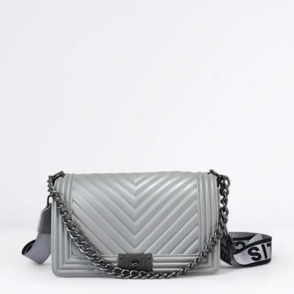 Donna MARC ELLIS Borsa Flat M Col. Glacier Gray