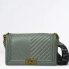 Donna MARC ELLIS Borsa Flat M Col. Olive light Ottone