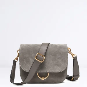 Donna GIANNI CHIARINI Borsa Meg in suede e pelle Col.