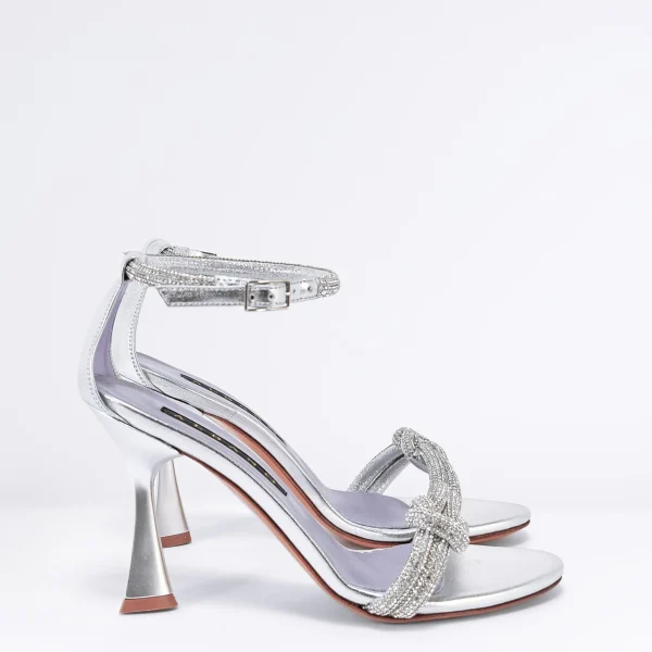 Donna ALBANO Sandalo strass in Pelle Col.