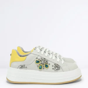 Donna APEPAZZA Sneaker in Pelle Col. Bianco