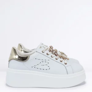 Donna TOSCA BLU Sneaker in pelle Col.