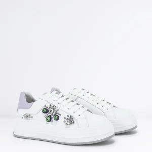 Donna APEPAZZA Sneaker in Pelle Col. Bianco