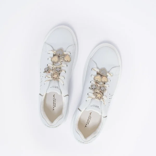 Donna TOSCA BLU Sneaker in pelle Col.