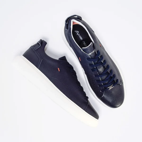 Uomo AMBITIOUS Sneaker in Pelle Col.