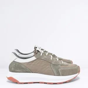 Uomo ROSSI Sneaker Vibram pelle e camoscio Col.